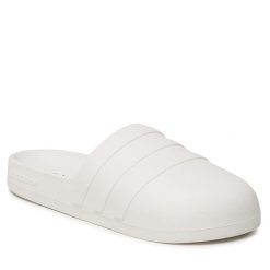 Klapki adidas. Białe buty sportowe męskie Adidas, bez zapięcia. Za 209.99 zł.