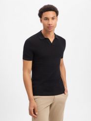 Drykorn koszulka polo z dzianiny Mężczyźni Bawełna (100%) czarny, L. Czarne koszulki polo męskie DRYKORN, l, bez wzorów, z bawełny, bez ramiączek. Za 279.95 zł.