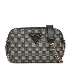 Torebka Guess. Czarne torebki do ręki damskie Guess, z aplikacjami, wizytowe, bez dodatków. Za 329.99 zł.
