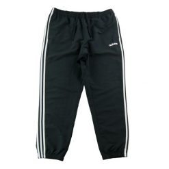 Second life - Spodnie dresowe męskie krój regular tapered - Jak nowy. Czarne spodnie sportowe męskie Adidas, m, bez wzorów, z dresówki, do biegania. Za 85.16 zł.