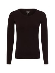 Marie Lund koszulka z długim rękawem Kobiety Bawełna brązowy, S. Brązowe t-shirty damskie Marie Lund, s, bez wzorów, z bawełny, bez kołnierzyka. Za 99.95 zł.