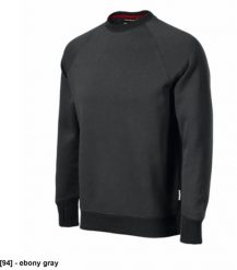 RIMECK - ADLER - - Bluza męska, g/m, % bawełna, % poliester ebony gray L. Szare bluzy męskie RIMECK, l, bez wzorów, z bawełny, bez kaptura. Za 114.58 zł.