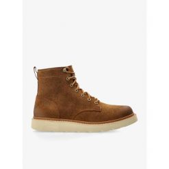 Buty outdoor męskie Sorel Slabtown 62 Six WP. Brązowe trekkingi męskie Sorel, outdoorowe. Za 534.99 zł.