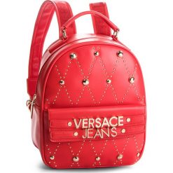 Plecak VERSACE JEANS - E1VSBBE7 70778 331. Czerwone plecaki damskie Versace Jeans, z jeansu, eleganckie. Za 789.00 zł.