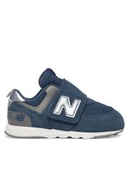 New Balance Sneakersy I5742MJ Granatowy. Niebieskie buty sportowe chłopięce New Balance, bez wzorów, ze skóry, bez zapięcia. Za 249.99 zł.