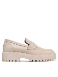 Gino Rossi Loafersy ELISA-23251 Beżowy. Brązowe mokasyny damskie Gino Rossi, ze skóry. Za 238.99 zł.