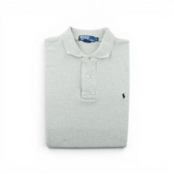 Second life - Ralph Lauren koszulka męska z krótkim rękawem szara - Stan dobry. Szare koszulki polo męskie Ralph Lauren, l, bez wzorów, z tkaniny, bez kołnierzyka, bez ramiączek, na golfa. Za 106.46 zł.