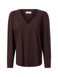 Studio Anneloes bluzka biznesowa Kobiety brązowy, XL. Brązowe bluzki damskie Studio Anneloes, xl, bez wzorów, biznesowe, bez kołnierzyka, bez ramiączek. Za 599.95 zł.