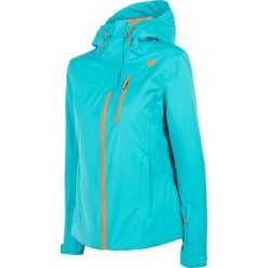 Kurtka narciarska damska KUDN301 - błękit turkusowy. Kurtki damskie marki WED'ZE. Za 349.99 zł.