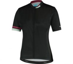 Damska koszulka z krótkim rękawem MIZUKI, czarny. Czarne koszulki sportowe damskie Shimano, xl, bez wzorów, z elastanu, bez kołnierzyka, bez ramiączek, rowerowe. Za 349.90 zł.