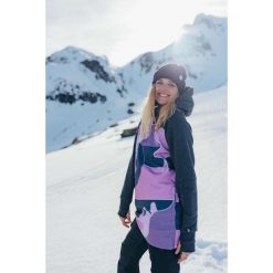 Bluza outdoorowa z kapturem damska DEEP TRIP Fibi softshell. Fioletowe bluzy damskie DEEP TRIP, bez wzorów, z softshellu, z kapturem, narciarskie. Za 499.00 zł.