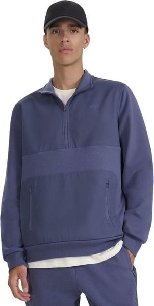 4f Bluza męska 4F M1947 niebieska 4FWAW25TSWSM1947 32S XL. Niebieskie bluzy męskie 4f, m, bez wzorów, bez kaptura. Za 160.91 zł.