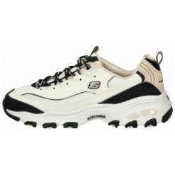 Buty Damskie Skechers D'lites 150536-Ntbk Sportowe Beżowo-Czarne 37. Brązowe obuwie sportowe damskie Skechers, bez wzorów. Za 339.00 zł.