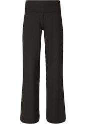 Spodnie damskie wide leg Athlecia Berrty. Czarne spodnie materiałowe damskie Athlecia, s, bez wzorów, z materiału, na fitness i siłownię. Za 215.00 zł.