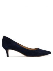 LAUREN RALPH LAUREN Szpilki Adrienne 802P17691001 Granatowy. Niebieskie szpilki damskie Lauren Ralph Lauren, bez wzorów, ze skóry, bez obcasa, bez zapięcia. Za 639.99 zł.