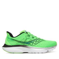Buty do biegania Saucony. Zielone buty sportowe męskie Saucony, bez zapięcia, do biegania. Za 599.99 zł.