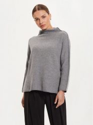 Weekend Max Mara Sweter Fanfara 2426366178 Szary Relaxed Fit. Szare swetry damskie Max Mara Leisure, xs, bez wzorów, z wełny, bez kołnierzyka, bez ramiączek, bez kaptura. Za 1,199.00 zł.