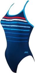 KOSTIUM KĄPIELOWY ZOGGS AVOCA. Niebieskie kostiumy jednoczęściowe damskie ZOGGS, l, bez wzorów, z materiału, sportowe, do pływania. Za 59.00 zł.