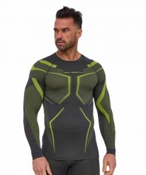 Bluza męska termoaktywna Brubeck DRY. Czarne bluzy męskie Brubeck, m, bez wzorów, z dzianiny, bez kaptura. Za 159.99 zł.