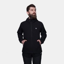 Kurtka męska utralekka softshell Alpinus Arbent. Czarne kurtki męskie Alpinus, m, bez wzorów, z softshellu, trekkingowe. Za 249.00 zł.
