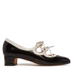 Półbuty Balagan. Czarne półbuty damskie BALAGAN, bez wzorów, bez obcasa, na obcasie, bez zapięcia. Za 579.99 zł.