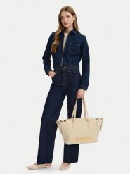LOVE MOSCHINO Torebka JC4243PP0OKD0110 Beżowy jasny. Brązowe torebki do ręki damskie Love Moschino, bez wzorów, ze skóry, bez dodatków. Za 649.99 zł.