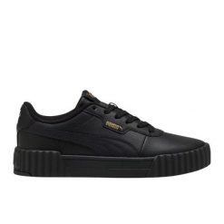 Buty Puma Carina 3.0 400365 02 czarne. Czarne obuwie sportowe damskie bez wzorów, z gumy. Za 338.63 zł.
