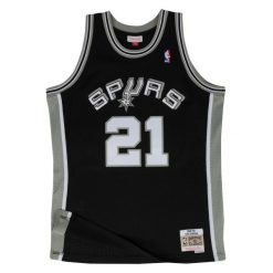 Koszulka Nba San Antonio Spurs Tim Duncan. Białe koszulki sportowe męskie Mitchell & Ness, m, bez wzorów, bez kołnierzyka, bez ramiączek, do koszykówki. Za 497.00 zł.