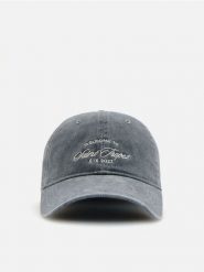 Czapka z daszkiem - szary. Szare czapki i kapelusze damskie Reserved, bez wzorów. Za 59.99 zł.