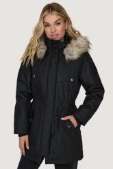 Parka Kobieta ONLY ONLIRIS FUR WINTER PARKA CC 2023 OTW. Czarne parki damskie Only, na zimę, m, bez wzorów, z syntetyku, bez kaptura. Za 287.35 zł.
