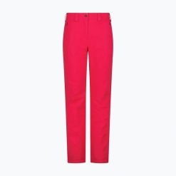 Spodnie narciarskie damskie CMP 3W20636. Czerwone spodnie snowboardowe damskie CMP, bez wzorów, narciarskie. Za 349.99 zł.