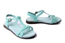 JOSEF SEIBEL Fabricia 01 74501 817 610 mint, sandały damskie. Zielone sandały damskie Josef Seibel, bez wzorów, ze skóry, bez obcasa, bez zapięcia. Za 209.93 zł.