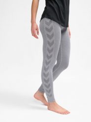 Damskie legginsy bezszwowe Hummel Ci Scrunch. Szare legginsy sportowe damskie Hummel, l, bez wzorów, z dzianiny, na fitness i siłownię. Za 172.50 zł.