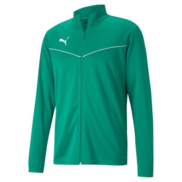 Bluza męska Puma teamRISE Training Poly Jacket zielona. Białe bluzy męskie Puma, m, bez wzorów, bez kaptura. Za 132.82 zł.