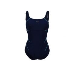 Damski kostium kąpielowy 1-częściowy Arena Jewel R. Niebieskie kostiumy jednoczęściowe damskie Arena, s, bez wzorów, z materiału, eleganckie, na jogę i pilates. Za 101.98 zł.