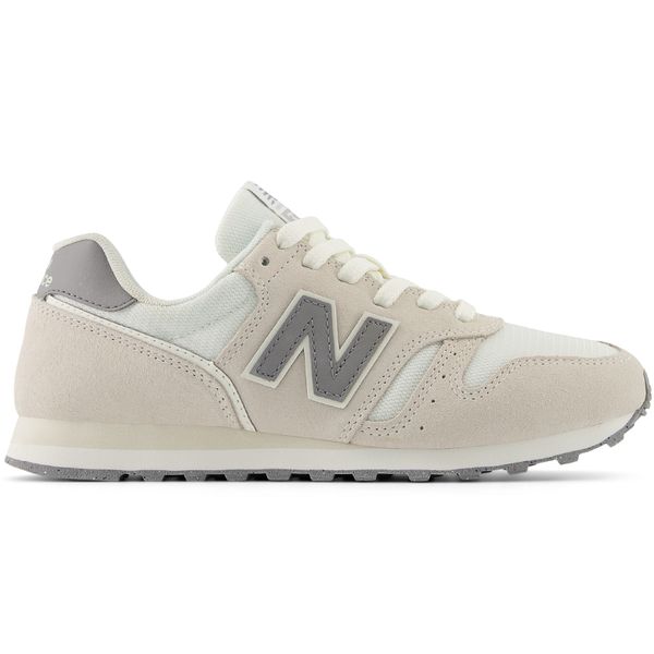 Buty damskie New Balance WL373OL2 – beżowe. Brązowe obuwie sportowe damskie New Balance, bez wzorów, z materiału. Za 199.99 zł.