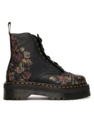 Dr. Martens Trapery Sinclair Decayed Roses Tumbled Nappa DM32050001 Czarny. Czarne śniegowce i trapery damskie Dr. Martens, ze skóry. Za 1,129.00 zł.