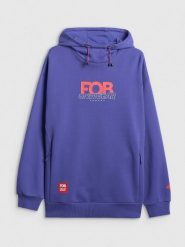 4F Bluza dresowa nierozpinana z kapturem męska - fioletowa S. Fioletowe bluzy męskie 4f, m, bez wzorów, z dresówki, z kapturem. Za 249.99 zł.