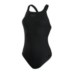 Damski jednoczęściowy kostium kąpielowy Speedo Eco+ Medalist. Czarne kostiumy jednoczęściowe damskie Speedo, s, bez wzorów, sportowe, do pływania. Za 196.79 zł.