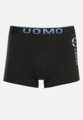 Ciemnoszare Gładkie Majtki Bokserki z Bawełny z Gumką i Napisem Klevista. Bokserki męskie Born2be, m, bez wzorów, z bawełny. Za 14.99 zł.