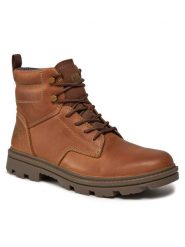 CAT Footwear Trapery Practitioner Mid P725844 Brązowy. Brązowe śniegowce i trapery męskie CAT Footwear, ze skóry, bez zapięcia. Za 429.99 zł.