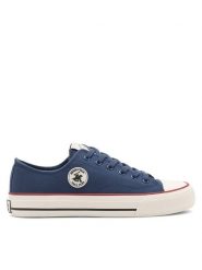 Beverly Hills Polo Club Trampki MP40-OG31-1 Granatowy. Niebieskie trampki męskie Beverly Hills Polo Club, bez wzorów, z materiału, bez zapięcia. Za 199.99 zł.