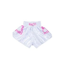 Spodeki do Muay Thai męskie Manto Dual. Białe krótkie spodenki sportowe męskie Manto, m, bez wzorów. Za 129.00 zł.