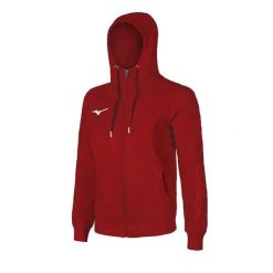 Bluza z kapturem Mizuno FZ. Czerwone bluzy męskie Mizuno, l, bez wzorów, z materiału, z kapturem. Za 230.90 zł.