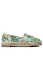 DeeZee Espadryle WSS990-103 Zielony. Zielone espadryle damskie DeeZee, bez wzorów, z materiału, bez obcasa, bez zapięcia. Za 89.99 zł.