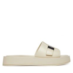 Klapki Calvin Klein. Klapki damskie Calvin Klein, bez wzorów, bez obcasa. Za 339.99 zł.