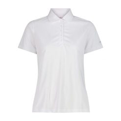 Koszulka damska turystyczna CMP 3T59676. Białe koszulki sportowe damskie CMP, l, bez wzorów, bez kołnierzyka, bez ramiączek. Za 159.00 zł.