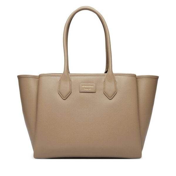 Torebka Emporio Armani. Brązowe torebki do ręki damskie Emporio Armani, bez wzorów, klasyczne, bez dodatków. Za 1,218.99 zł.
