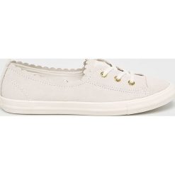 Converse - Tenisówki. Brązowe trampki i tenisówki damskie Converse, bez wzorów, z materiału, bez zapięcia. W wyprzedaży za 259.90 zł.