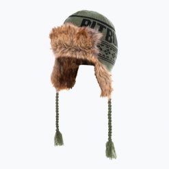 Czapka zimowa męska Pitbull Beanie Mission Bay. Zielone czapki i kapelusze męskie PITBULL, na zimę, bez wzorów, z materiału, sportowe. Za 66.99 zł.